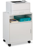 Carrito para Impresora con Cuatro Cajones y Puerta de Almacenamiento para Oficina