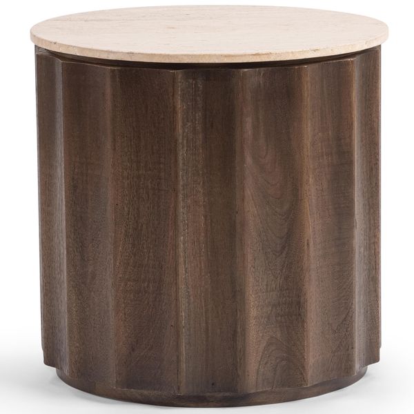 Sillon reclinable electrico piel Duncan, corteza Kalahari