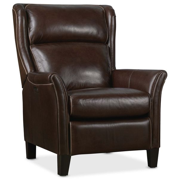 Sillon reclinable electrico piel Relic, grafito
