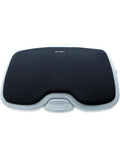 Reposapies Ergonomico con Espuma Viscoelastica Ajuste de Inclinacion y Base Antideslizante Gris Negro