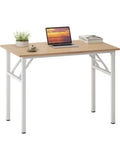 Escritorio Plegable Compacto para Ordenador con Diseno Portatil para Oficina, Comedor y Trabajo en Casa